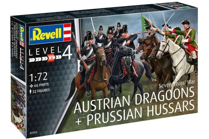 Seven Years War (Austrian Draggons & Prussian Hussars) (1:72) - 02453