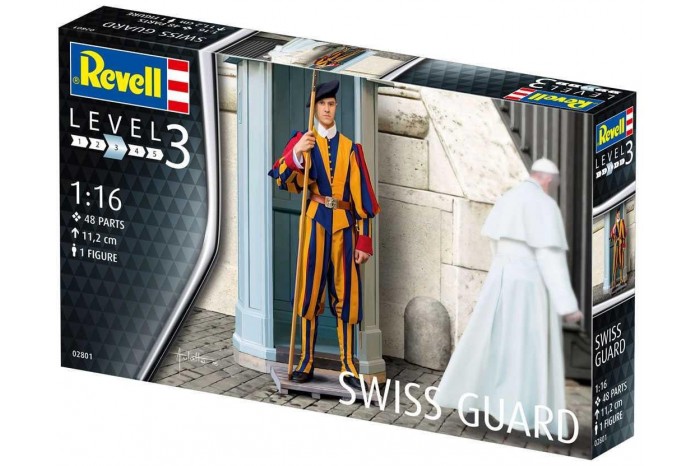 Plastic ModelKit figurka 02801 - Swiss Guard (1:16)