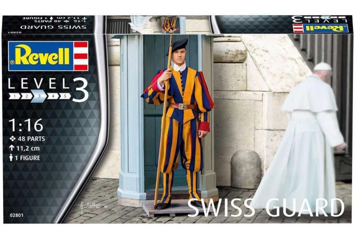 Plastic ModelKit figurka 02801 - Swiss Guard (1:16)