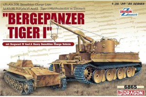 "Bergepanzer Tiger I" mit Borgward IV Ausf.A Heavy Demolition Charge Vehicle (1:35) - 6865