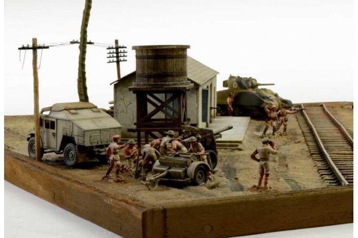 Model Kit diorama 6181 - EL ALAMEIN WAR - BATTLESET (1:72)
