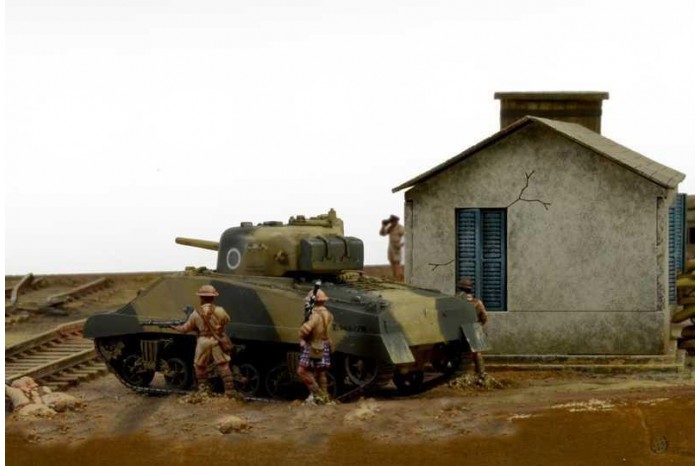 Model Kit diorama 6181 - EL ALAMEIN WAR - BATTLESET (1:72)