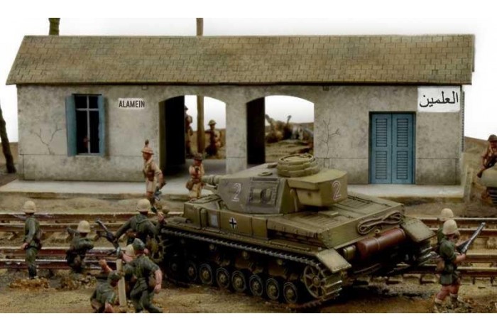 Model Kit diorama 6181 - EL ALAMEIN WAR - BATTLESET (1:72)