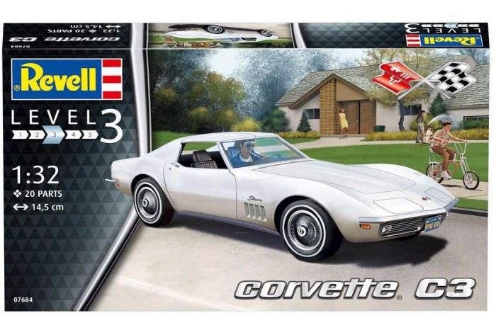 Plastic ModelKit auto 07684 - Corvette C3 (1:32)