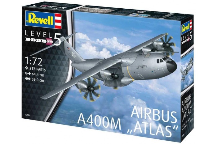 Plastic ModelKit letadlo 03929 - Airbus A400M ATLAS (1:72)