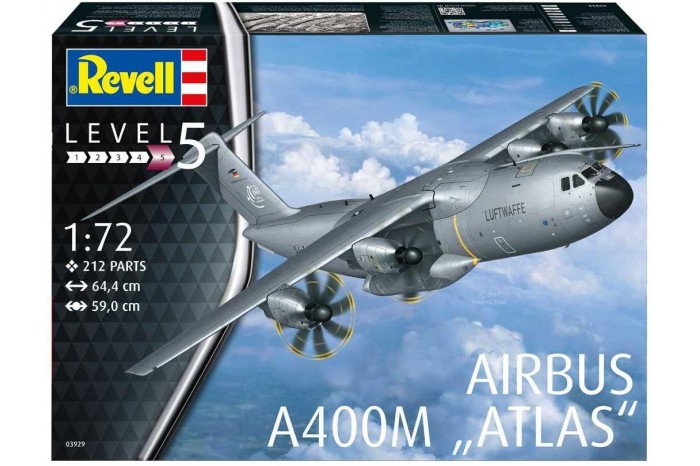 Plastic ModelKit letadlo 03929 - Airbus A400M ATLAS (1:72)