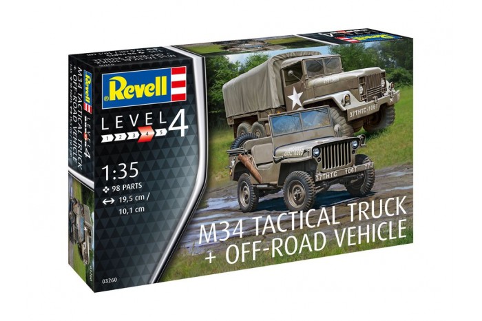 M34 Tactical Truck & Off Road Vehicle (1:35) - 03260