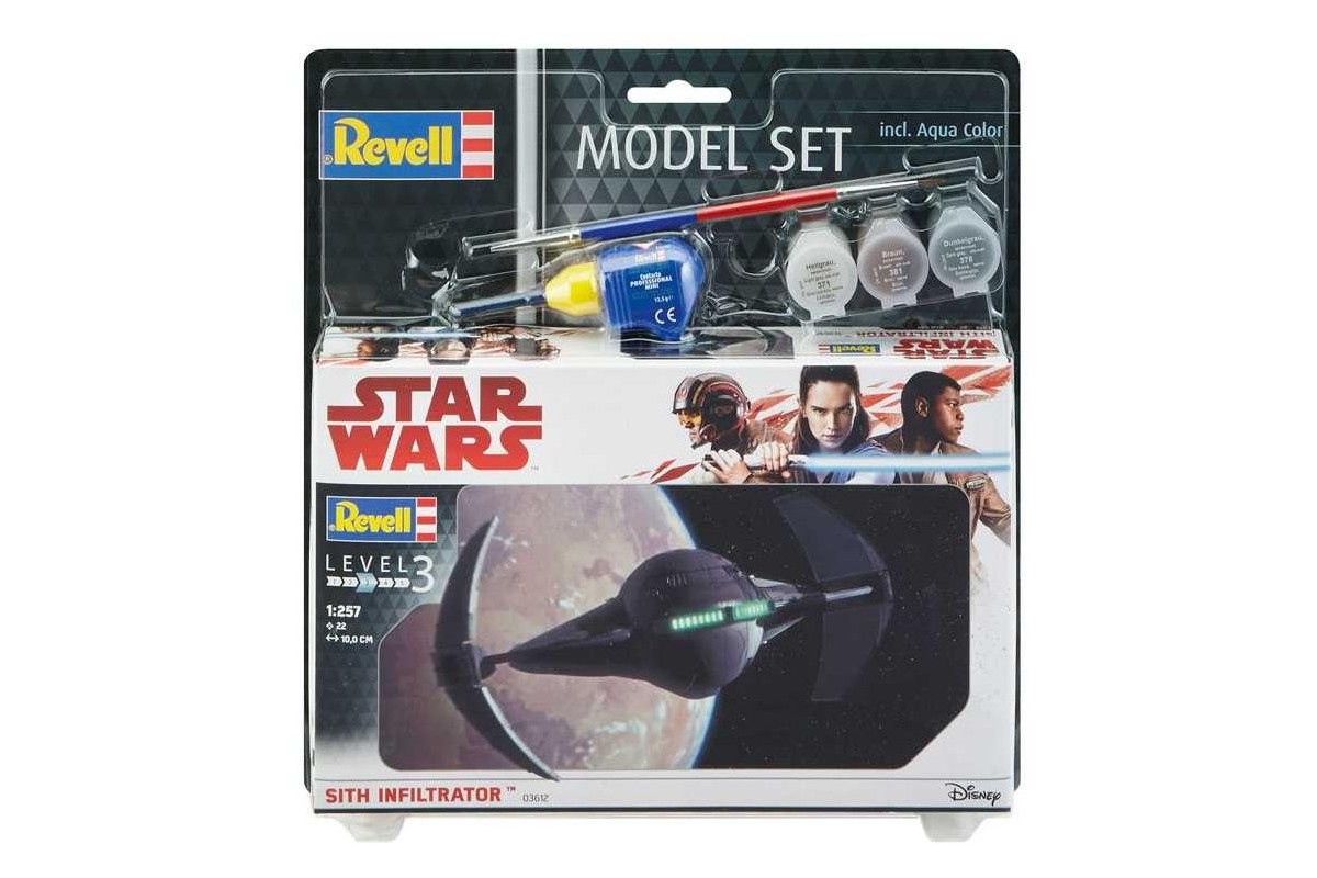 63612 Revell  Star Wars Sith Infiltrator Model Set 1:257 Scale 