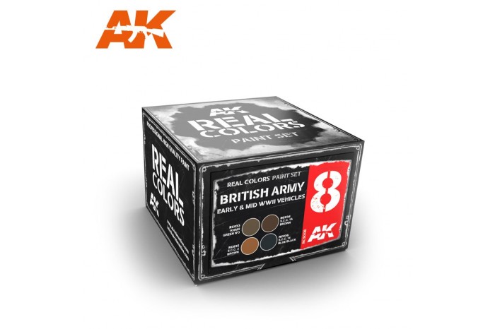 BRITISH ARMY EARLY 6 & MID WWII VEHICLES - RCS008