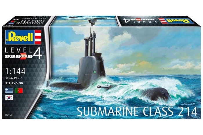 Plastic ModelKit ponorka 05153 - Submarine Class 214 (1:144)