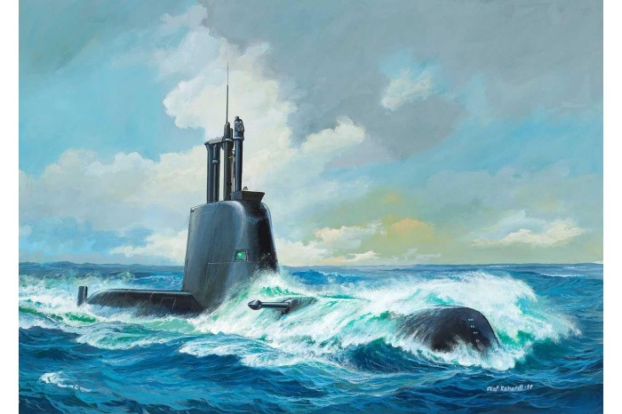 Plastic ModelKit ponorka 05153 - Submarine Class 214 (1:144)