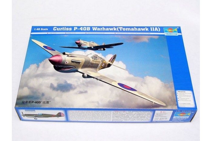 Curtiss P-40B Warhawk (Tomahawk MKIIA) (1:48) - 02807