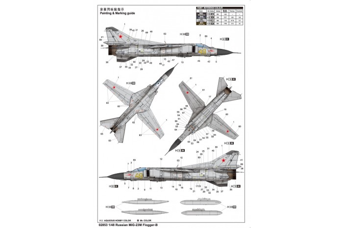 MIG-23M Flogger B (1:48) - 02853