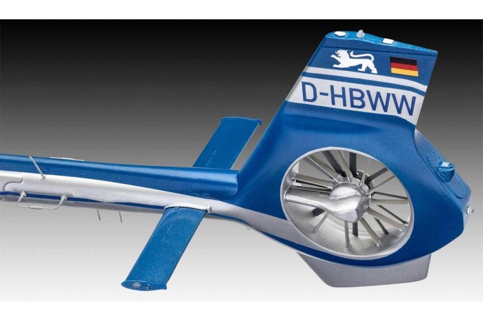 Plastic ModelKit vrtulník 04980 - H145 "Police" (1:32)