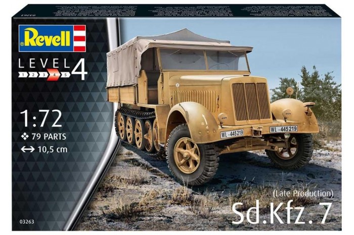 Plastic ModelKit military 03263 - Sd.Kfz. 7 (Late Production) (1:72)