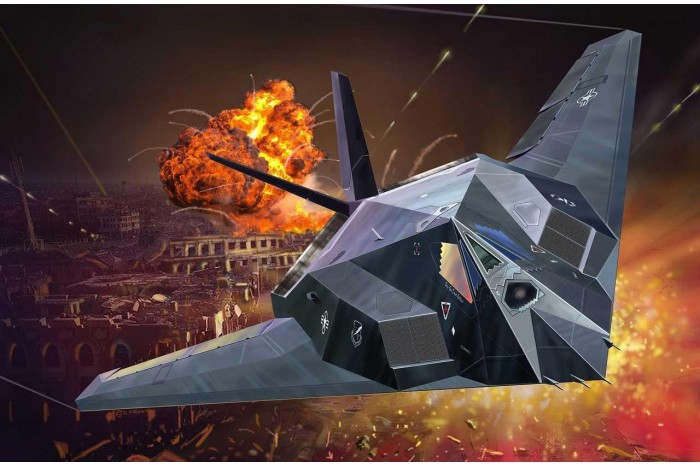 Plastic ModelKit letadlo 03899 - Lockheed Martin F-117A Nighthawk Stealth Fighter (1:72)