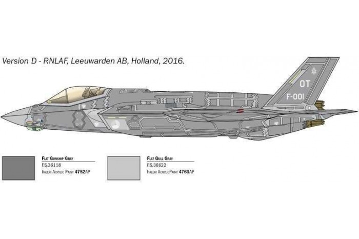 Model Kit letadlo 1409 -F-35 A LIGHTNING II CTOL version (1:72)