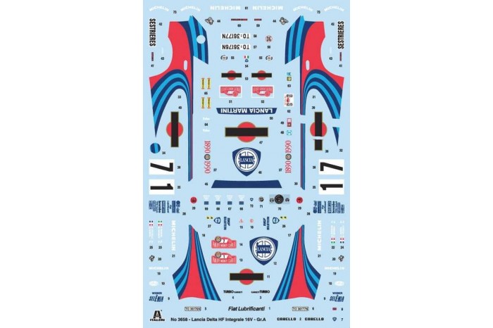 Model Kit auto 3658 - Lancia Delta HF Integrale (1:24)