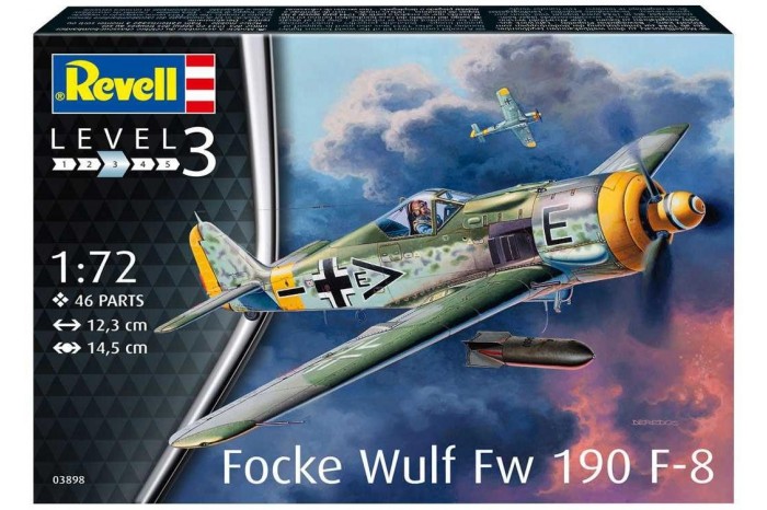 Plastic ModelKit letadlo 03898 - Focke Wulf Fw190 F-8 (1:72)