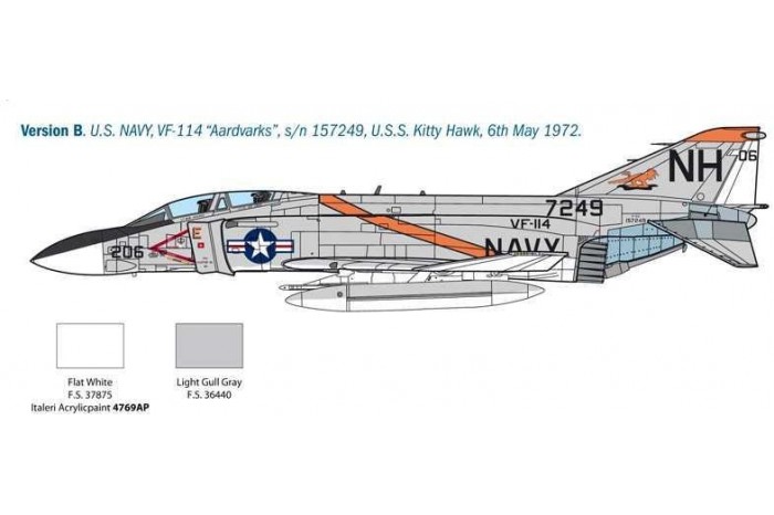 Model Kit letadlo 2781 - F-4J Phantom II (1:48)