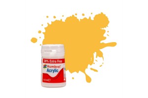 Humbrol barva akryl AB0024EP - No 24 Trainer Yellow Matt (+ 30% navíc zdarma)
