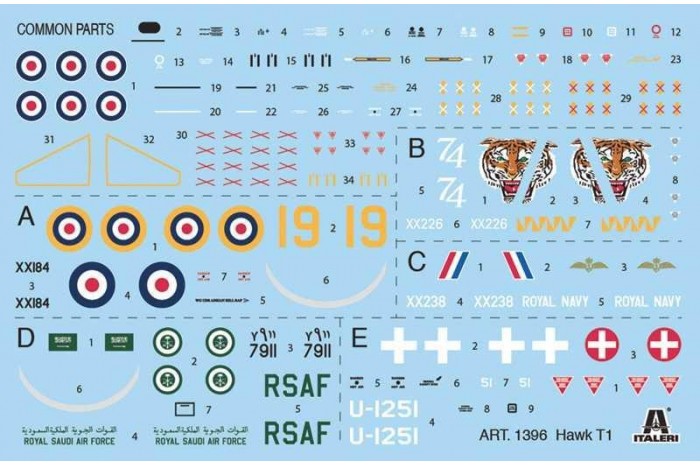 Model Kit letadlo 1396 - HAWK T1 (1:72)