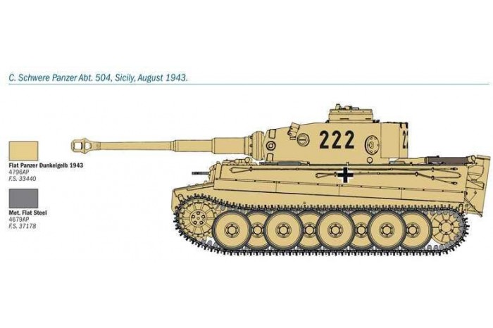 Model Kit tank 6557 - PzKpfw VI Tiger Ausf.E Early Prod. (1:35)