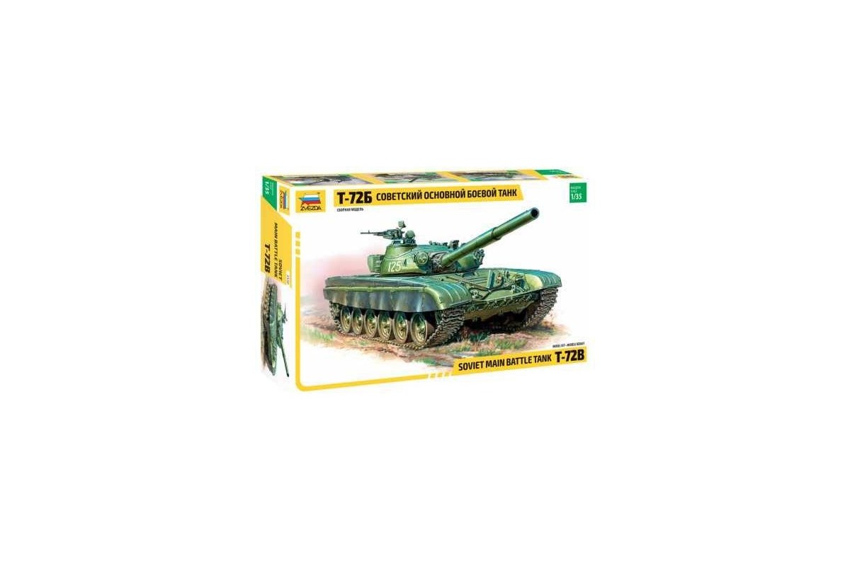 Zvezda T 72b Soviet Mbt Re Release 1 35 3550 Mj Modely Cz