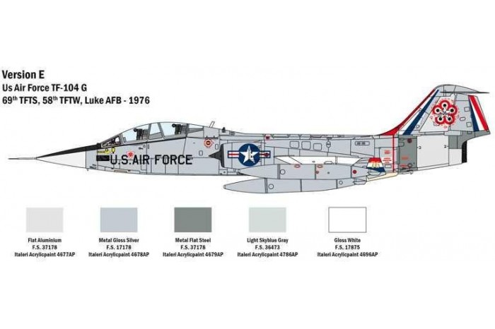 Model Kit letadlo 2509 - TF-104 G Starfighter (1:32)