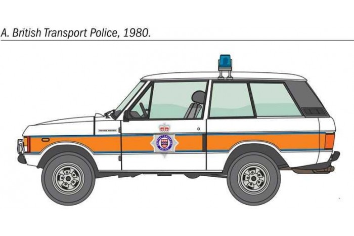 Model Kit auto 3661 - Police Range Rover (1:24)
