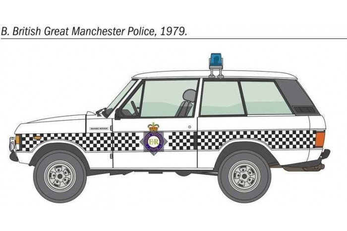 Model Kit auto 3661 - Police Range Rover (1:24)