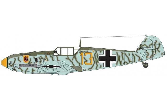 Classic Kit letadlo A01008A - Messerschmitt Bf109E-4 (1:72)