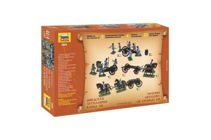 Model Kit figurky 8066 - Swedish Artillery  (re-release) (1:72)