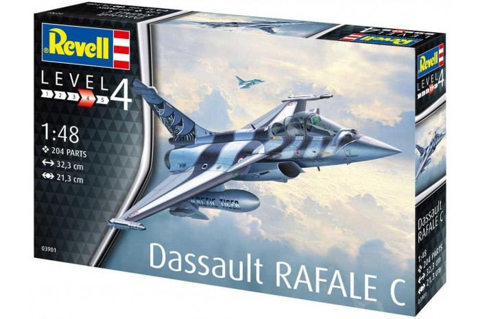 Plastic ModelKit letadlo 03901 - Dassault Rafale C (1:48)