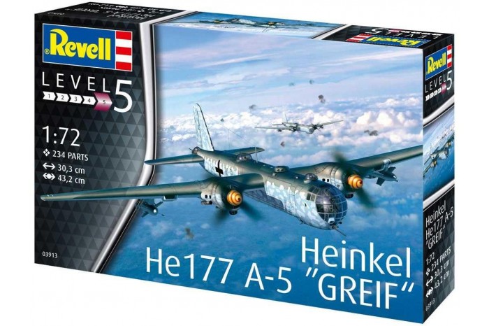 Plastic ModelKit letadlo 03913 - Heinkel He177 A-5 Greif (1:72)