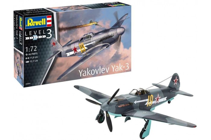 Plastic ModelKit letadlo 03894 - Yakovlev Yak-3 (1:72)