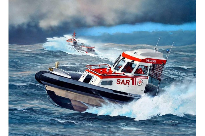 Plastic ModelKit loď 05228 - Rescue Boat DGzRS VERENA (1:72)