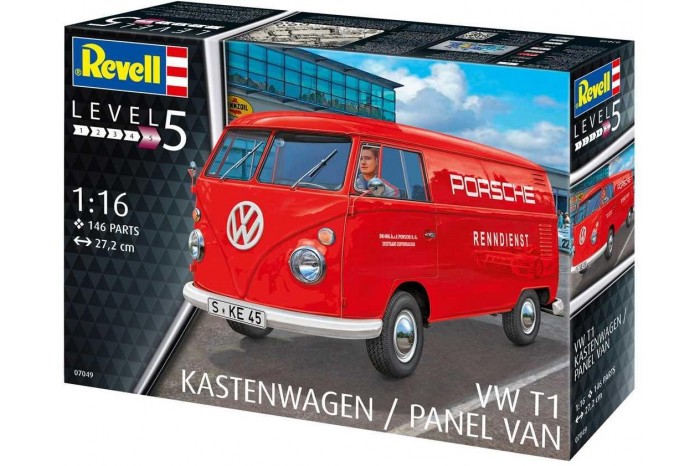 Plastic ModelKit auto 07049 - VW T1 Kastenwagen (1:16)
