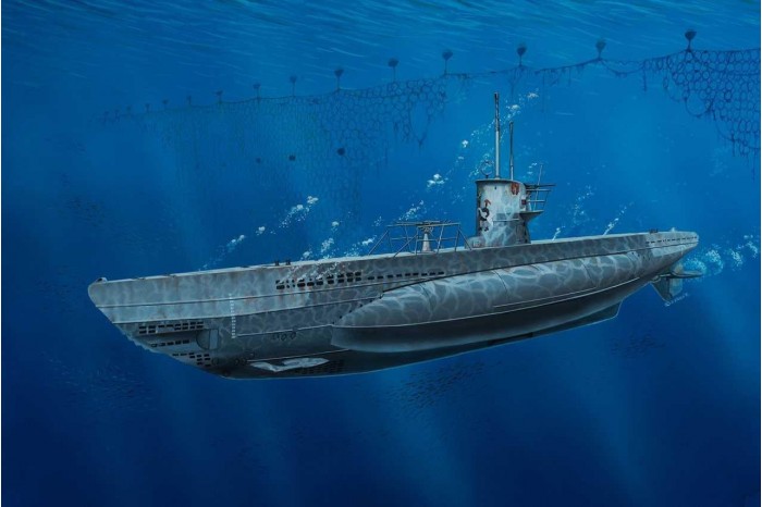 Plastic ModelKit ponorka 05155 - German Submarine Type IIB (1943) (1:144)