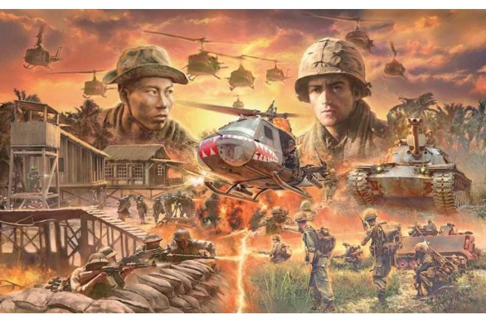 Model Kit diorama 6184 - Operation Silver Bayonet - Vietnam War 1965 (1:72)