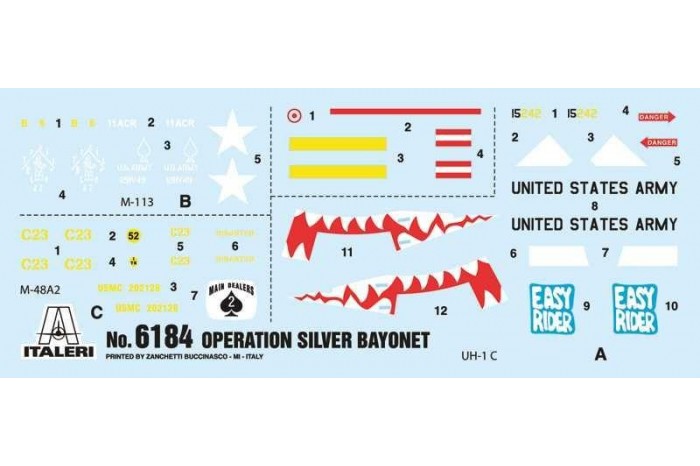 Model Kit diorama 6184 - Operation Silver Bayonet - Vietnam War 1965 (1:72)