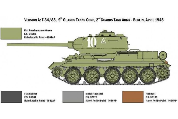Model Kit tank 6545 - T34/85 Zavod 183 Mod. 1944 (1:35)