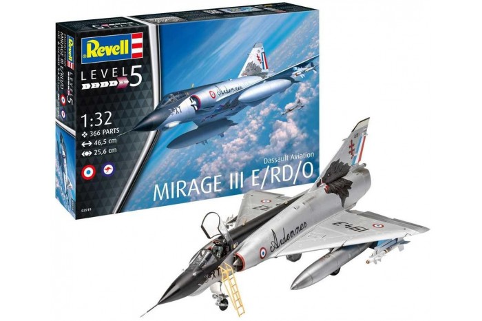 Plastic ModelKit letadlo 03919 - Dassault Mirage III E  (1:32)