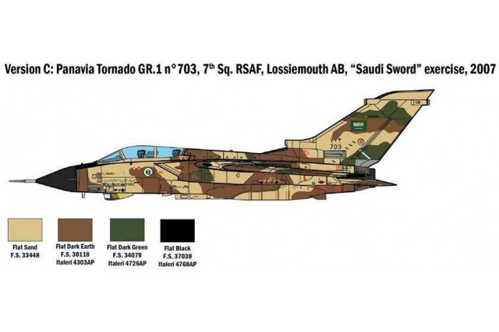 Model Kit letadlo 2783 - TORNADO GR.1/IDS - GULF WAR (1:48)