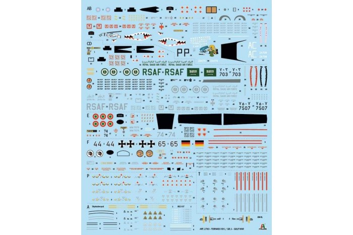 Model Kit letadlo 2783 - TORNADO GR.1/IDS - GULF WAR (1:48)