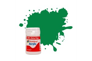 Humbrol barva akryl AB0002EP - No 2 Emerald Green Gloss (+ 30% navíc zdarma)