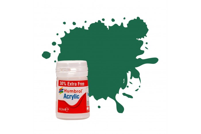 Humbrol barva akryl AB0030EP - No 30 Dark Green Matt (+ 30% navíc zdarma)