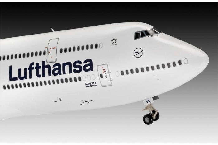 Plastic ModelKit letadlo 03891 - Boeing 747-8 Lufthansa "New Livery" (1:144)