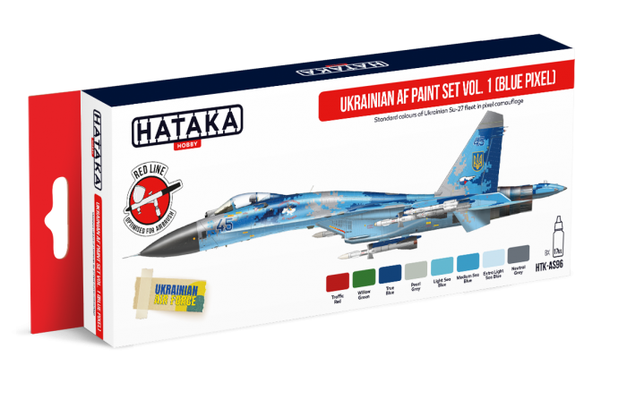 Ukrainian AF paint set vol. 1 (Blue Pixel) - AS96
