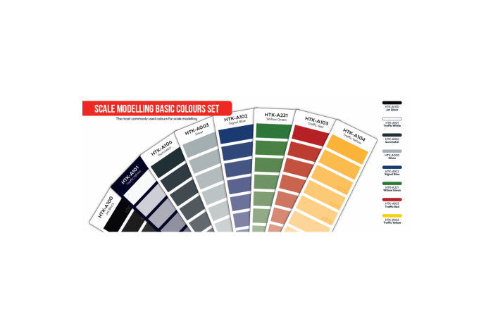 Scale Modelling Basic Colours set
